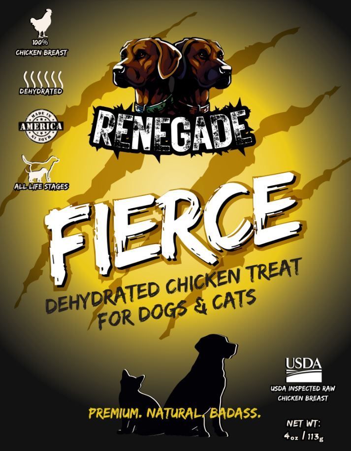 RENEGADE Fierce - Dehydrated Chicken Breast (4oz)