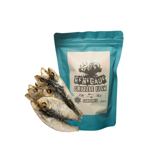 RENEGADE Grizzle Fish - Freeze-Dried Sardines (Qty:10)